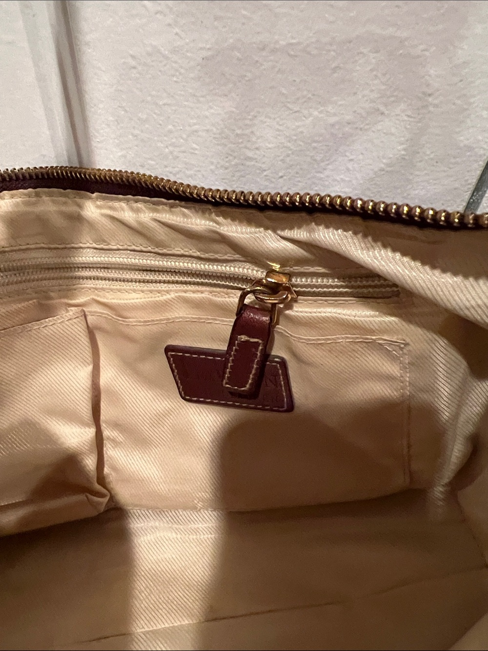 Ralph Lauren Dark Brown Leather Hobo Shoulder Bag - Picture 3 of 5